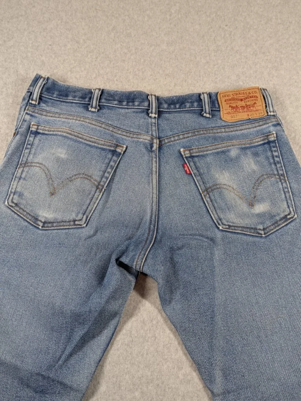 Levi's 517 Jeans Men's 35x34 (Actual 34x33) Blue Bootcut Rodeo Cowboy Western